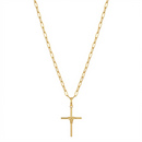 Cordão Cart e Pingente Crucifixo 100% Moeda Antiga - 1 Ano de Garantia!