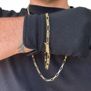 Kit Cordão Corrente e Pulseira  Moeda Antiga   +  1 Ano de Garantia!